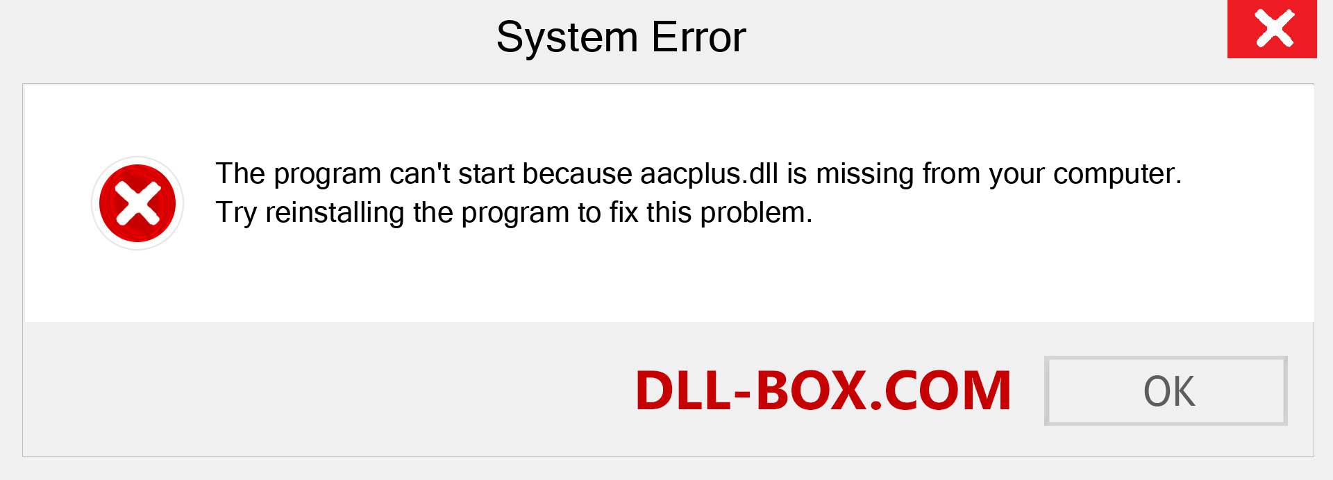  aacplus.dll file is missing?. Download for Windows 7, 8, 10 - Fix  aacplus dll Missing Error on Windows, photos, images